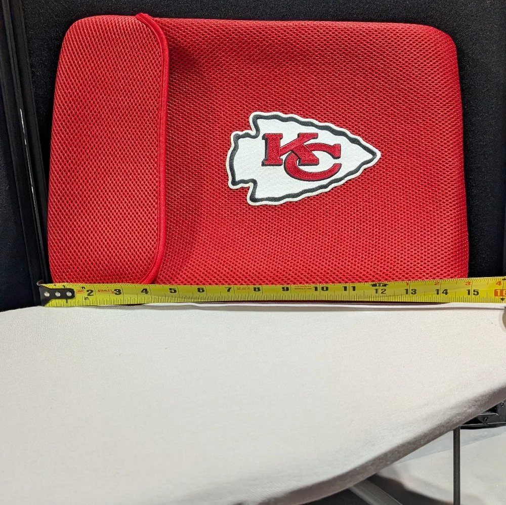 Red Kansas City Chiefs Football Laptop Computer Sleeve